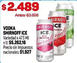 Makro Smirnoff vodka ice oferta