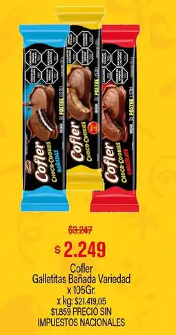 Makro Cofler galletitas bañada variedad oferta