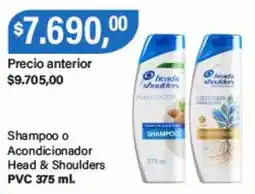Supermercados Damesco Head & Shoulders shampoo o acondicionador oferta
