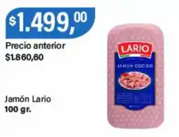 Supermercados Damesco Lario jamón cocido oferta
