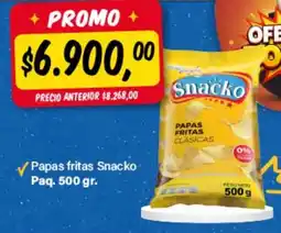 Supermercados Damesco Snacko papas fritas clasicas oferta