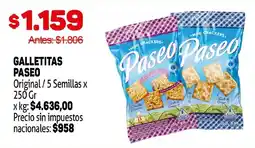 Makro Paseo galletitas oferta