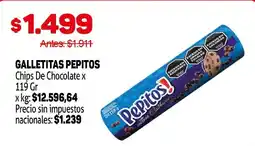 Makro Pepitos! galletitas pepitos chips de chocolate oferta