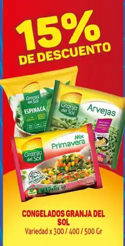 Makro Granja del sol congelados oferta