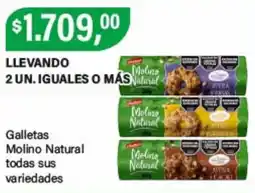 Supermercados Damesco Molino Natural galletas todas sus variedades oferta
