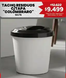 Makro Colombraro tacho residuos c/tapa oferta