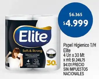 Makro Elite papel higienico t/h oferta