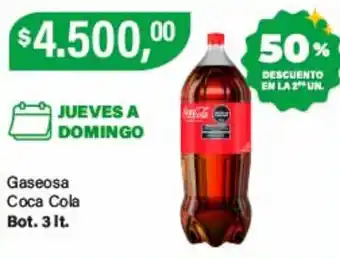 Supermercados Damesco Coca Cola gaseosa oferta