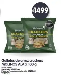 Supermercados Buenos Días Molinos ala galletas de arroz crackers oferta