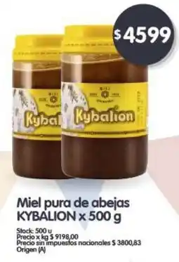 Supermercados Buenos Días Kybalion miel pura de abejas oferta