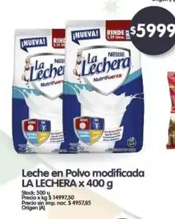 Supermercados Buenos Días La lechera leche en polvo modificada oferta