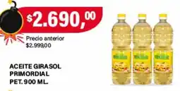 Supermercados Damesco Primordial aceite girasol oferta