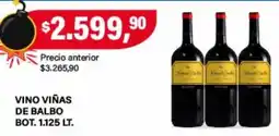 Supermercados Damesco Viñas de balbo vino oferta