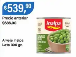 Supermercados Damesco Inalpa arveja oferta