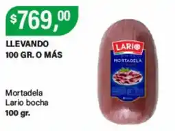 Supermercados Damesco Lario mortadela bocha oferta