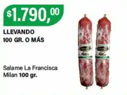 Supermercados Damesco Salame la francisca milan oferta