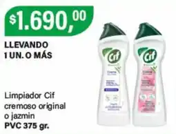 Supermercados Damesco Cif limpiador cremoso original o jazmin oferta