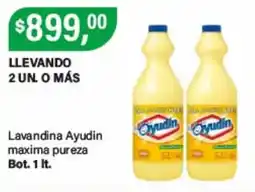 Supermercados Damesco Ayudin lavandina maxima pureza oferta