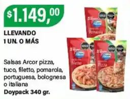 Supermercados Damesco Arcor salsas pizza oferta