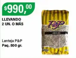 Supermercados Damesco P&P lenteja oferta