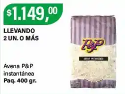 Supermercados Damesco P&P avena instantánea oferta