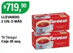 Supermercados Damesco Taragui té oferta