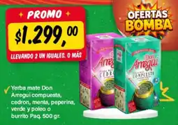 Supermercados Damesco Don Arregui yerba mate compuesta oferta