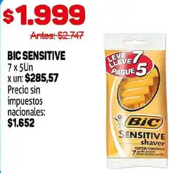 Makro Bic sensitive shaver oferta