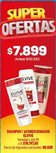 Makro Elvive shampoo / acondicionador oferta