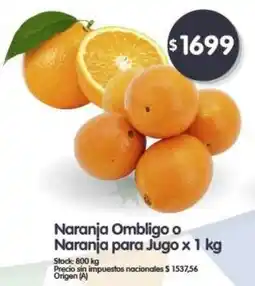 Supermercados Buenos Días Naranja Ombligo o Naranja para Jugo oferta