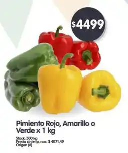Supermercados Buenos Días Pimiento Rojo, Amarillo o Verde oferta