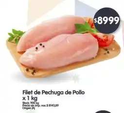 Supermercados Buenos Días Filet de Pechuga de Pollo oferta