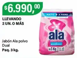 Supermercados Damesco Ala jabón polvo dual oferta