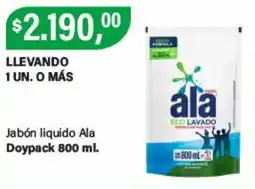 Supermercados Damesco Ala jabón liquido oferta