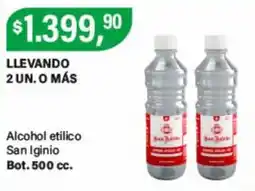 Supermercados Damesco San Iginio alcohol etilico oferta