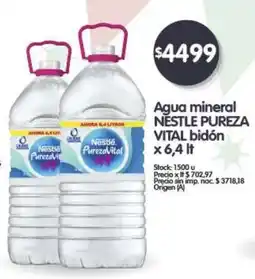 Supermercados Buenos Días Nestle agua mineral pureza vital oferta