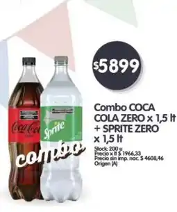 Supermercados Buenos Días Coca cola cola zero sprite zero oferta