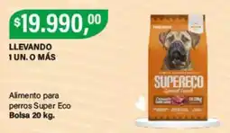Supermercados Damesco Super eco alimento para perros oferta