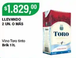 Supermercados Damesco Toro vino tinto oferta