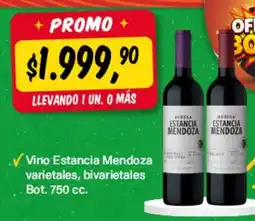 Supermercados Damesco Estancia Mendoza vini oferta