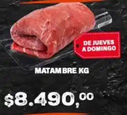 Supermercados Damesco Matambre kg oferta