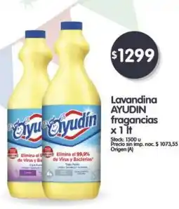 Supermercados Buenos Días Ayudin lavandina fragancias oferta