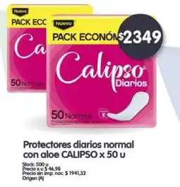 Supermercados Buenos Días Calipso protectores diarios normal oferta
