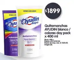 Supermercados Buenos Días Ayudin quitamanchas oferta