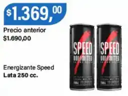 Supermercados Damesco Speed energizante oferta