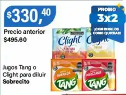 Supermercados Damesco Clight jugos tang o clight para diluir sobrecito oferta