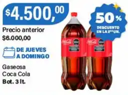 Supermercados Damesco Coca Cola Gaseosa oferta