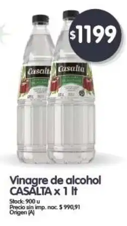 Supermercados Buenos Días Casalta vinagre de alcohol oferta