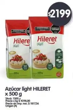 Supermercados Buenos Días Hileret azúcar light oferta