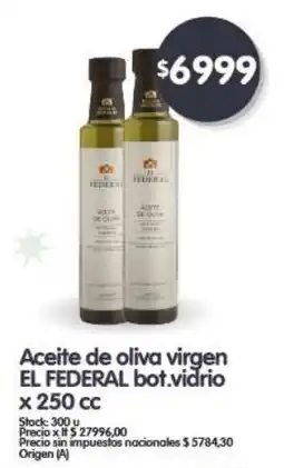 Supermercados Buenos Días El federal aceite de oliva virgen oferta